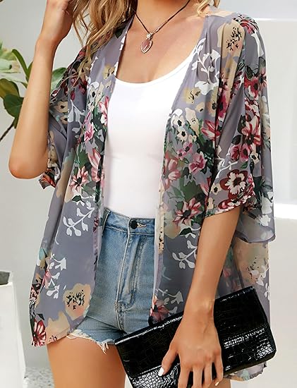 Long and flowing summer cardigan coat