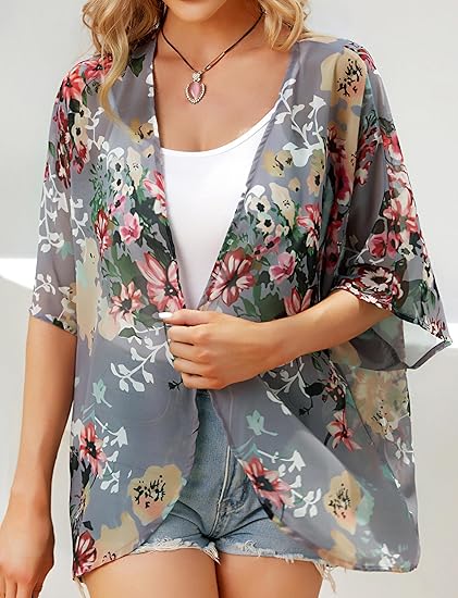 Long and flowing summer cardigan coat
